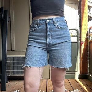Aritzia denim forum cutoff shorts size 29